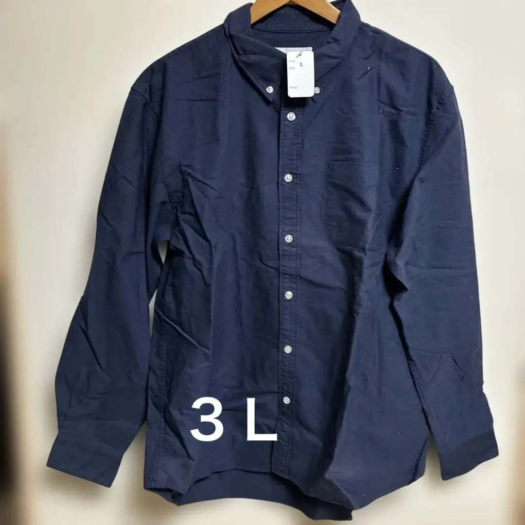 『新品』長袖シャツ　紺色