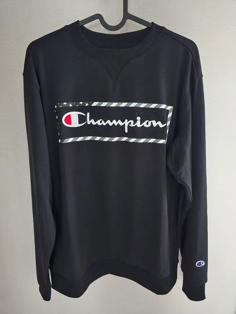 Champion ブラック ロンＴ