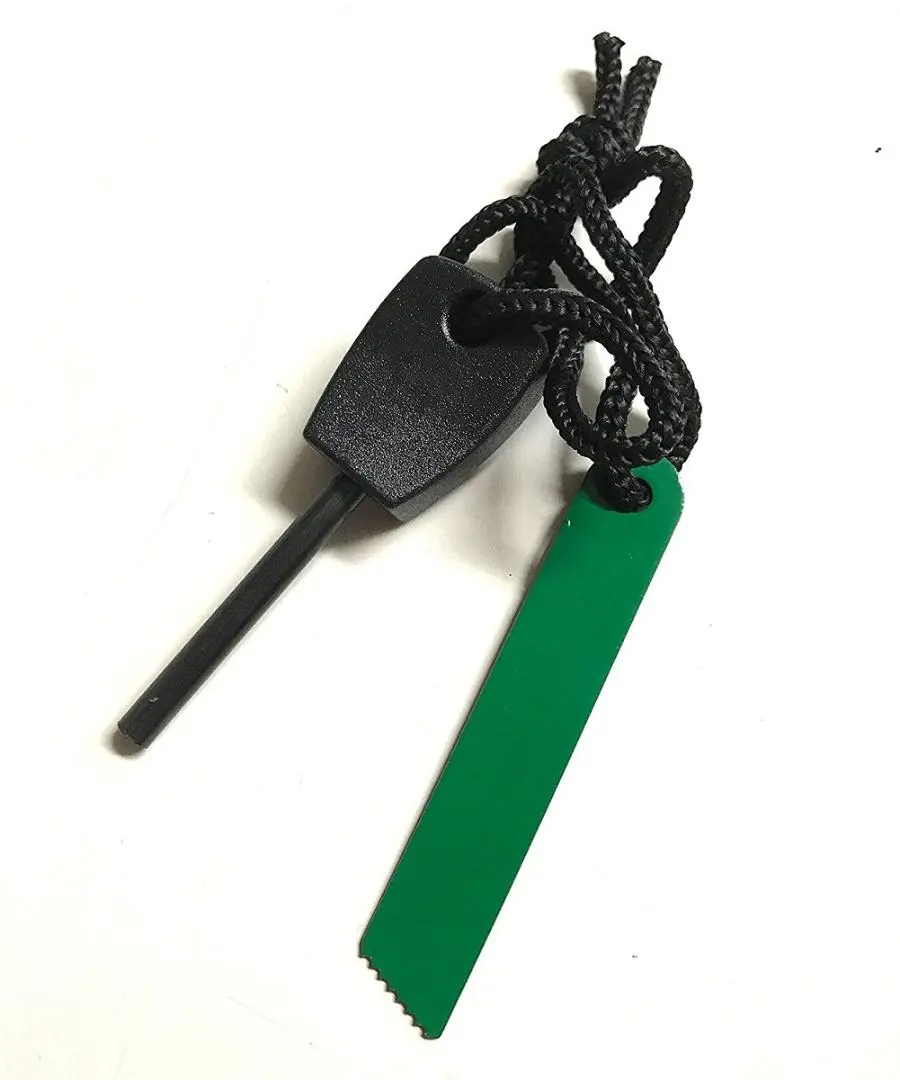 マグネシウム ファイヤースターター 火打石グリーン