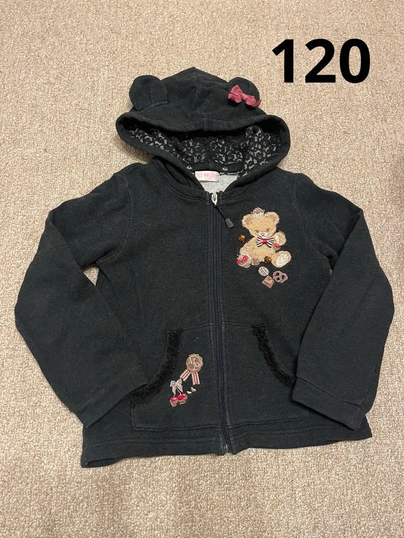 メゾピアノパーカー　120