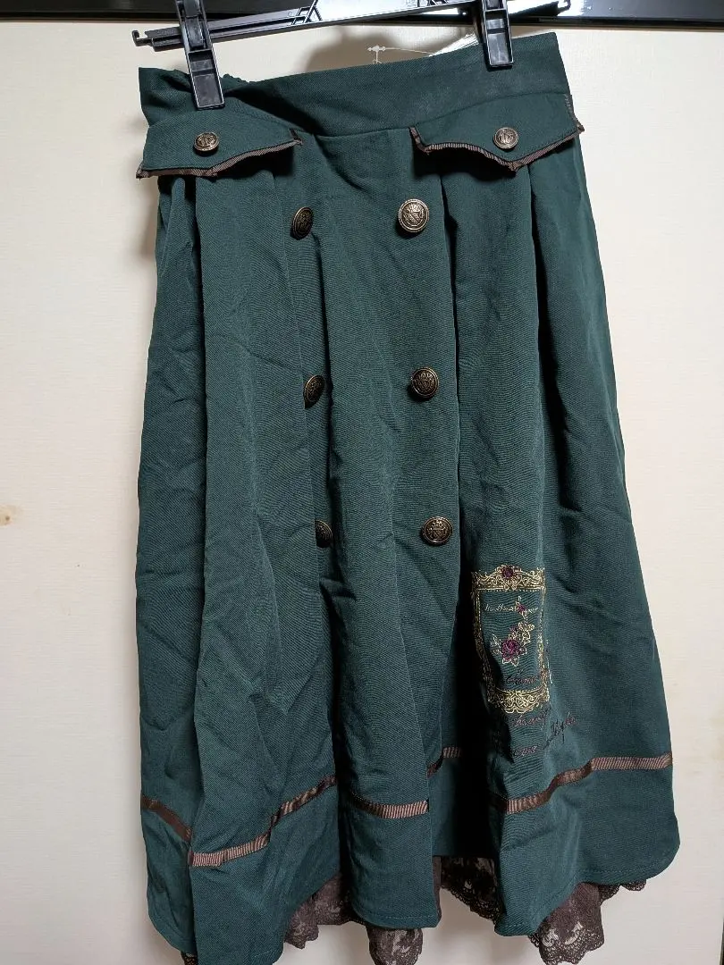 axesfamme 薔薇×額縁刺繍ミドルスカート　新品未使用