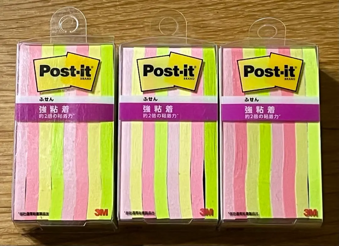スリーエム ポストイット強粘着ふせん　500SS－MC－4N ×3