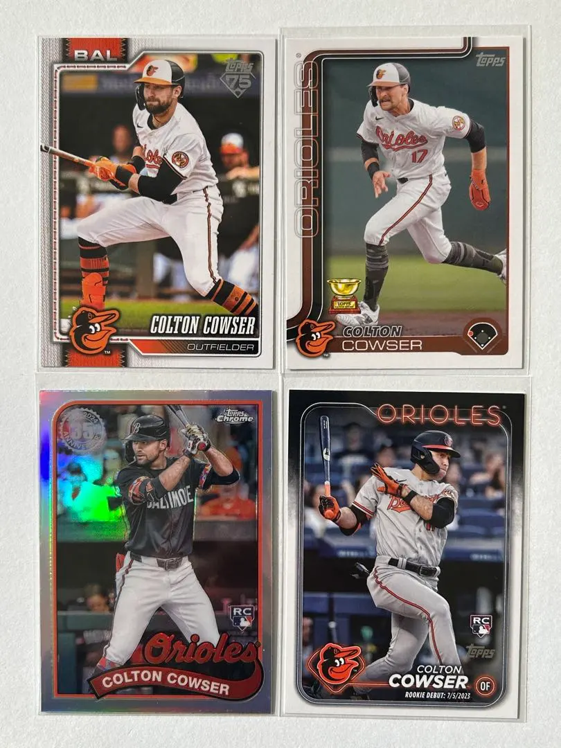 Colton Cowser 4枚セット Baltimore Orioles
