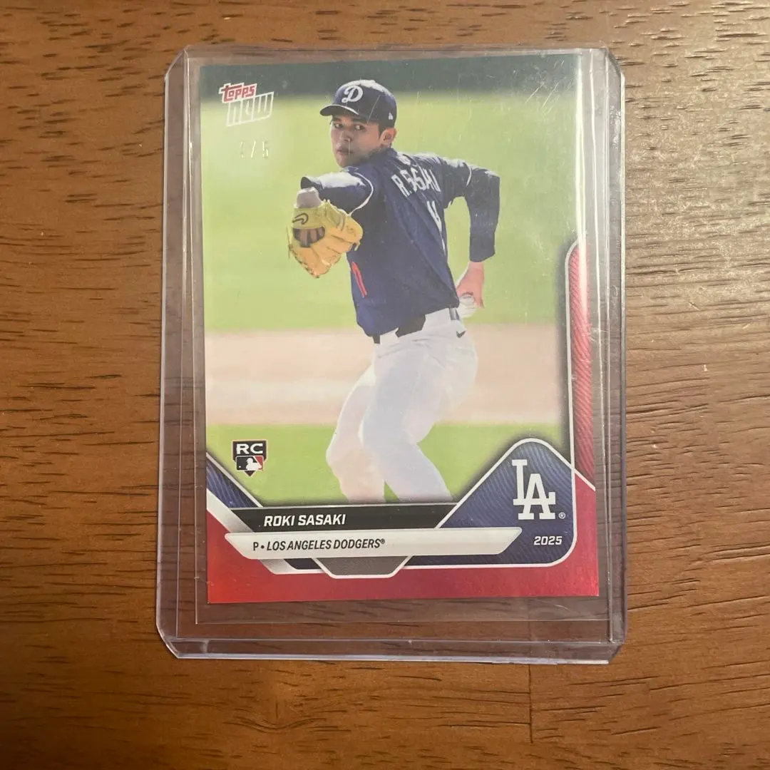 佐々木朗希　RTOD 4/5 TOPPS