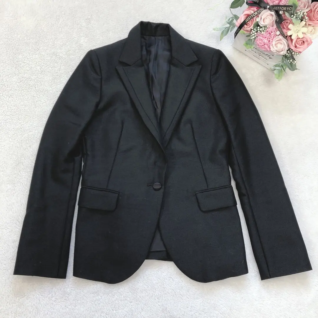 美品 バッカ テーラードジャケット レディース スーツ ビジネス フォーマル 黒