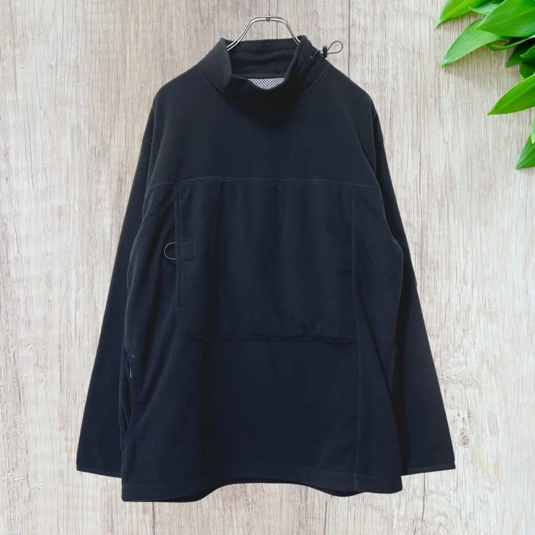 ☆美品 メンズ (F) トップス フリース ポケット ブラック