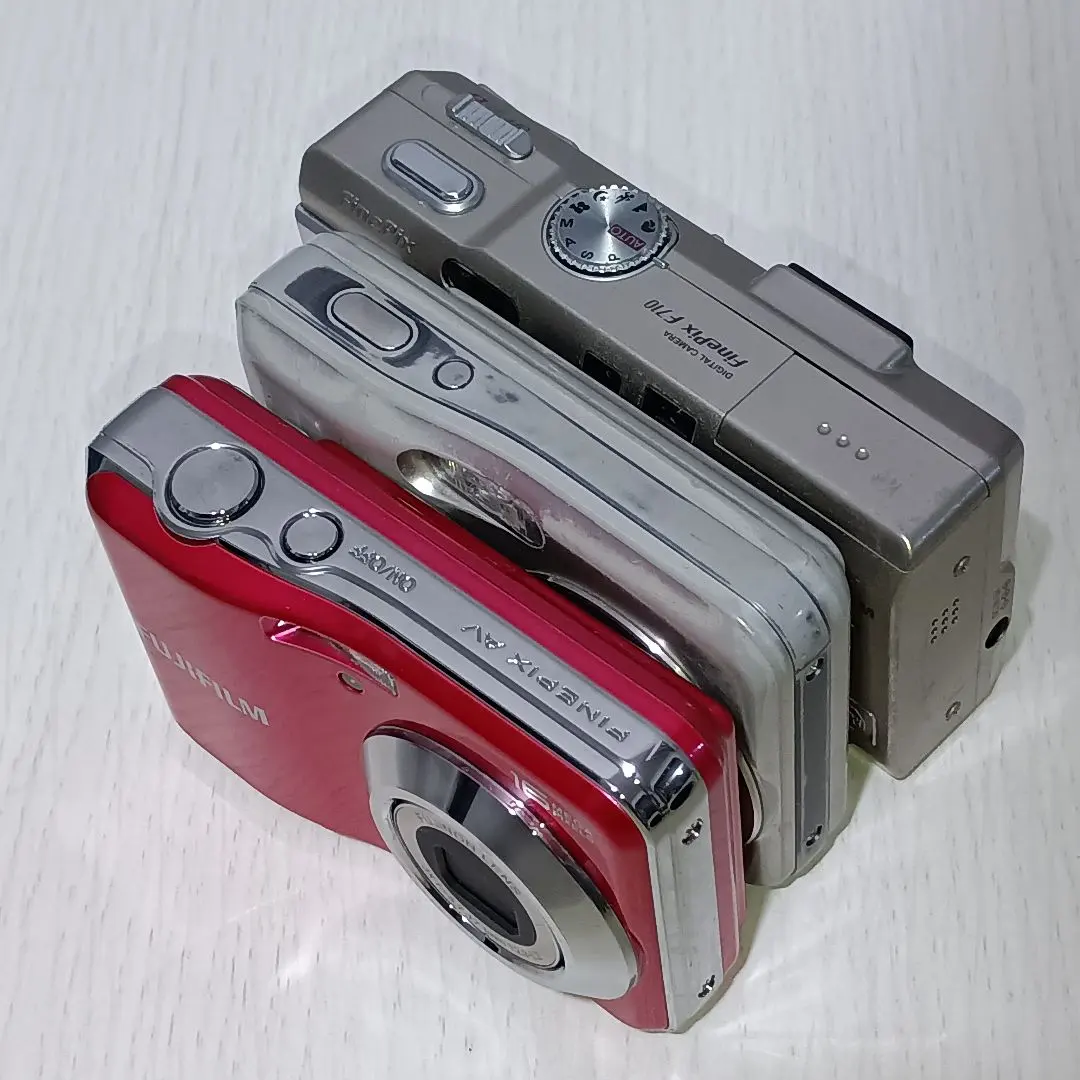 【ジャンク全損品】FUJIFILM デジカメ3台セットまとめ