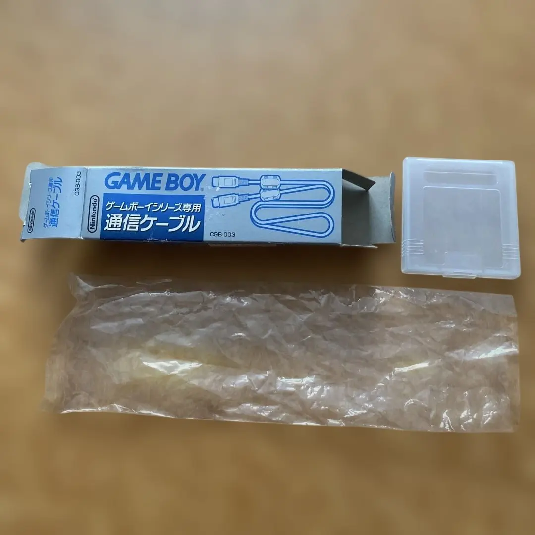 ゲームボーイソフト用ケース×1/通信ケーブル空箱のみ