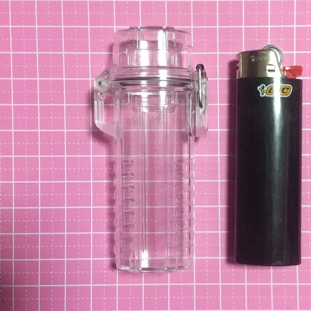 bicライターレギュラー J26 【防水ケース】クリアタイプ