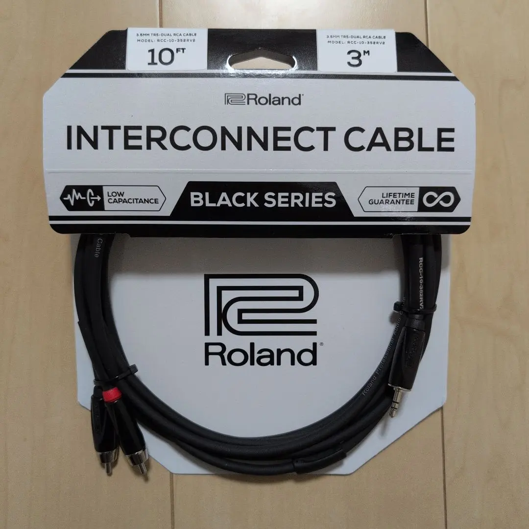 Roland RCA(赤白) - ステレオミニ(3.5mm)ケーブル 3m