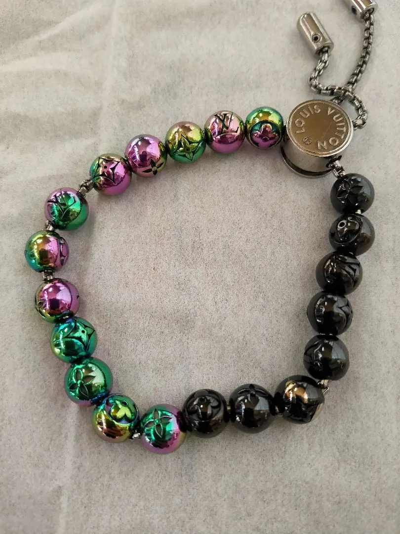 LOUIS VUITTON ルイヴィトン パール モノグラム ブレスレット