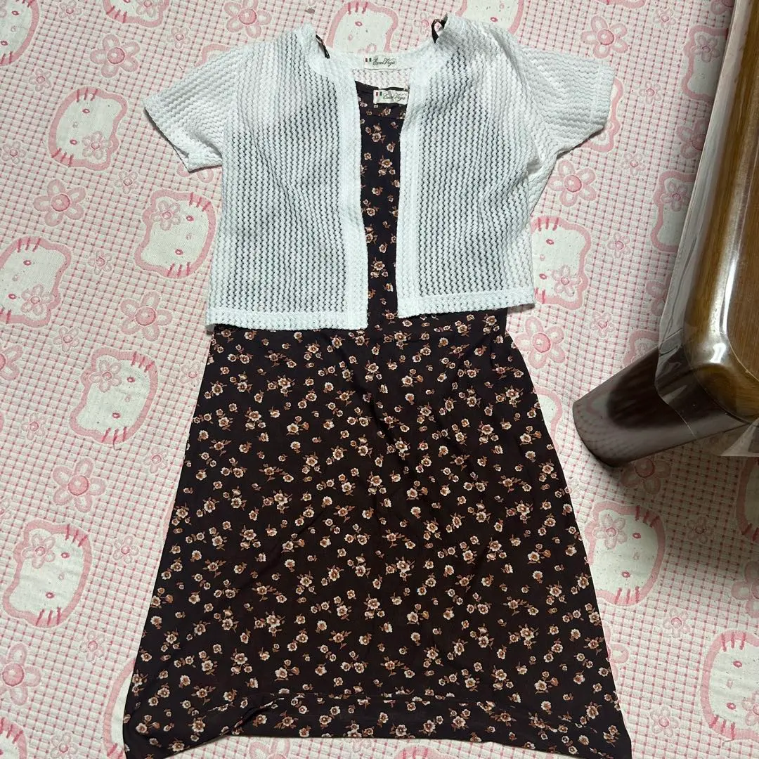 Exel Vega キャミワンピース 花柄