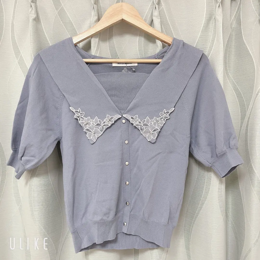 ミッシュマッシュ　半袖ニット