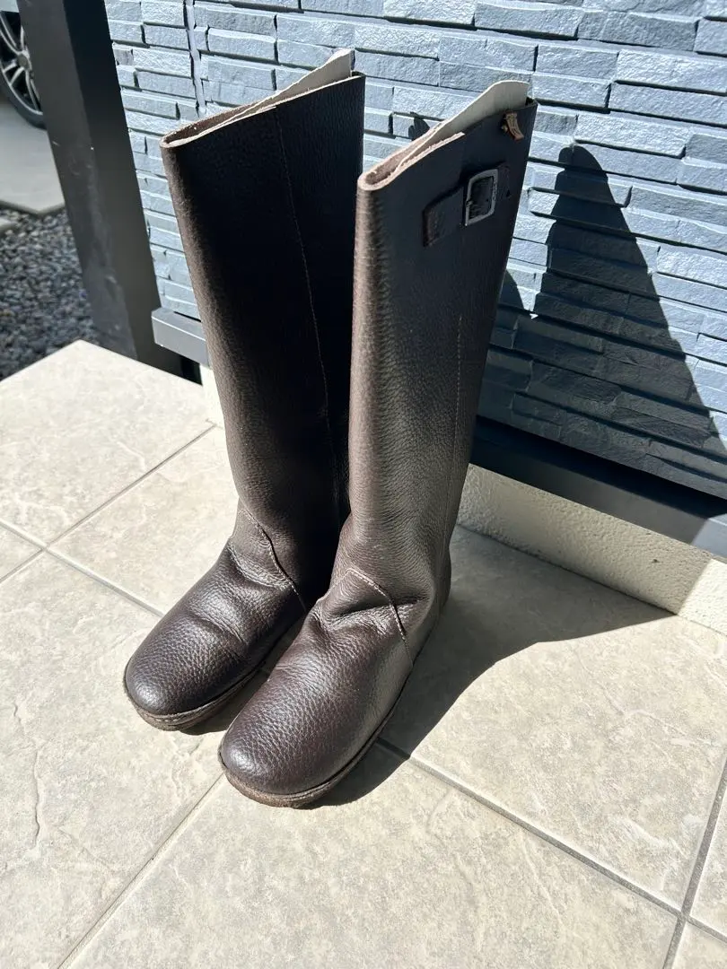 KOOS コース・ロングブーツ ブラウン