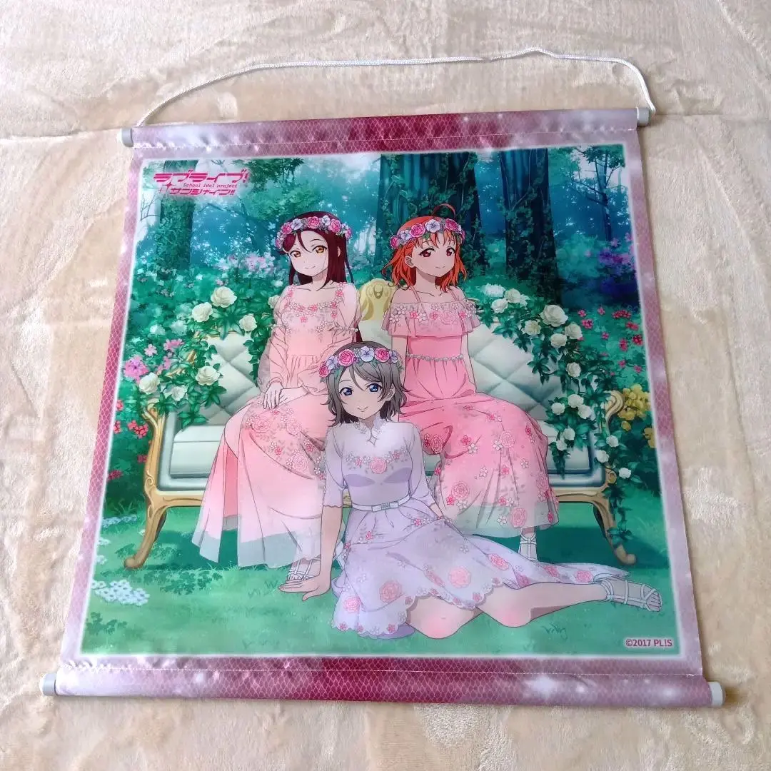 ラブライブ　サンシャイン　FlowerParty　タペストリー　2年生Ver.