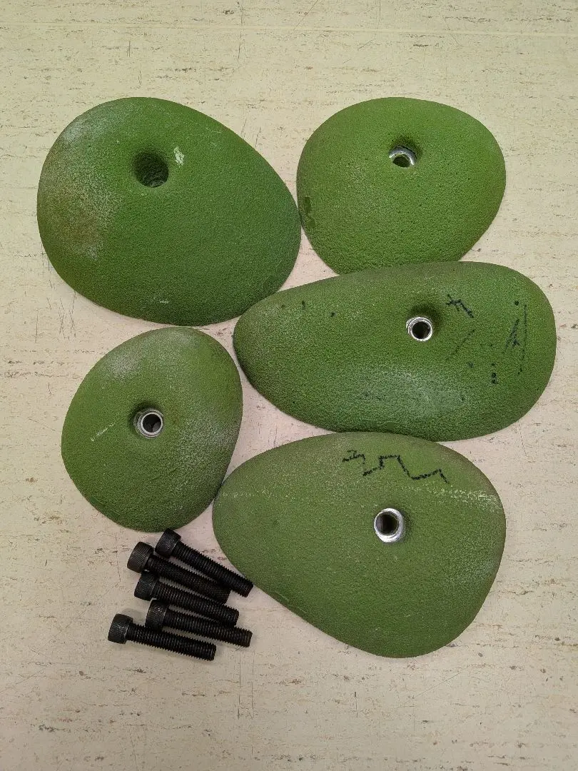 クライミングホールド 5個セット ボルト付き