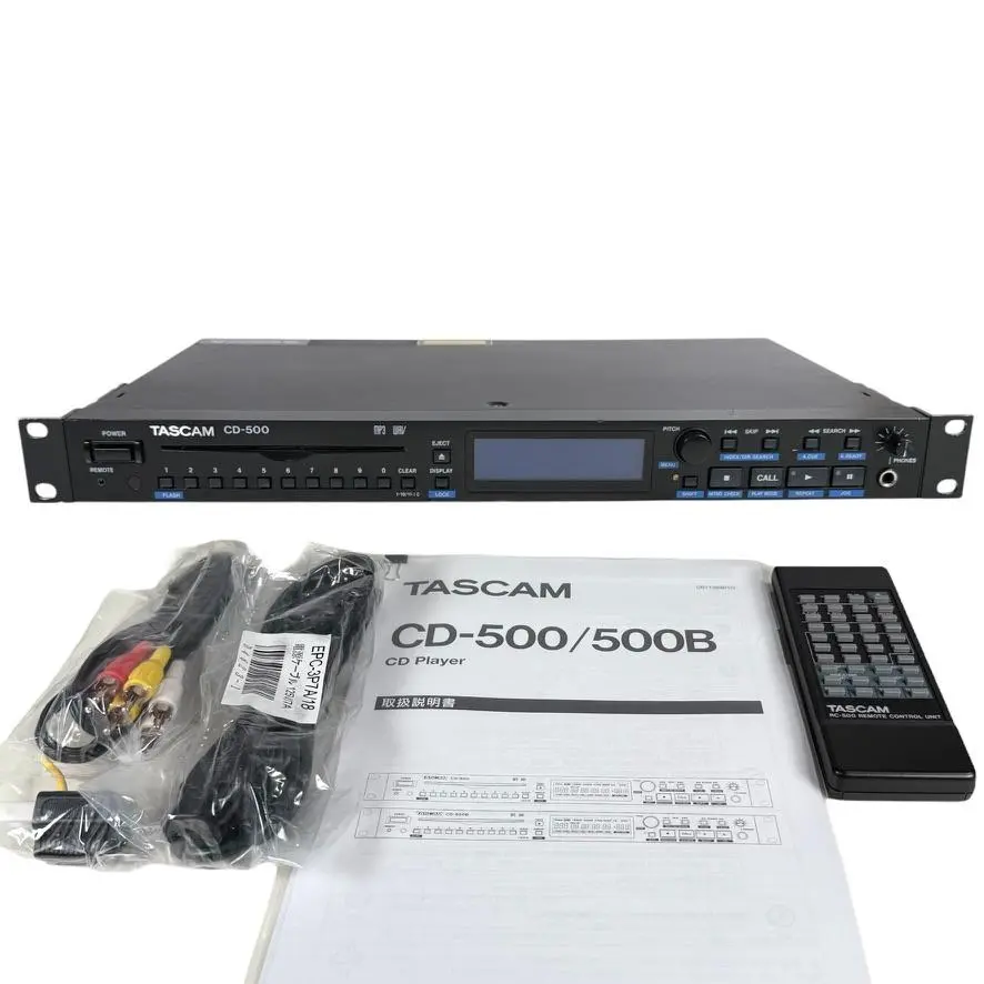 TEAC修理/CDドライブ交換済 TASCAM CDプレーヤー1U CD-500