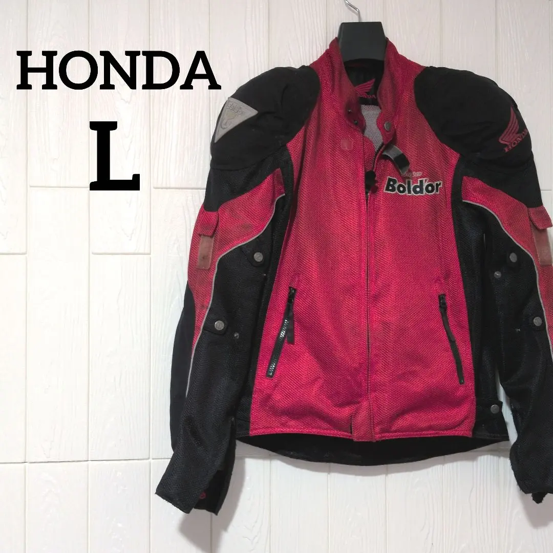 HONDA Super Boldor ジャケット M レッド/ブラック