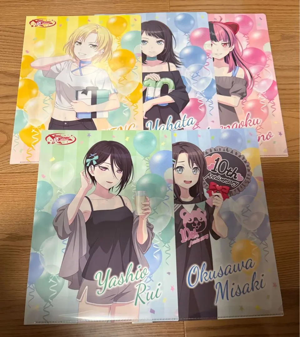 BanG Dream! バンドリ クリアファイル ファミマ ファミリーマート