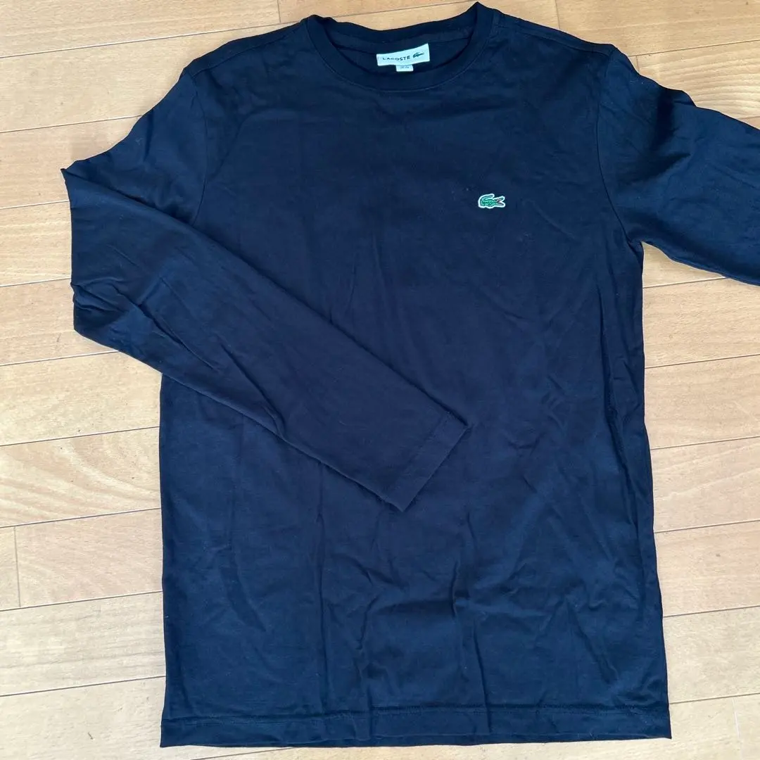 ラコステ ブラック　ロンT