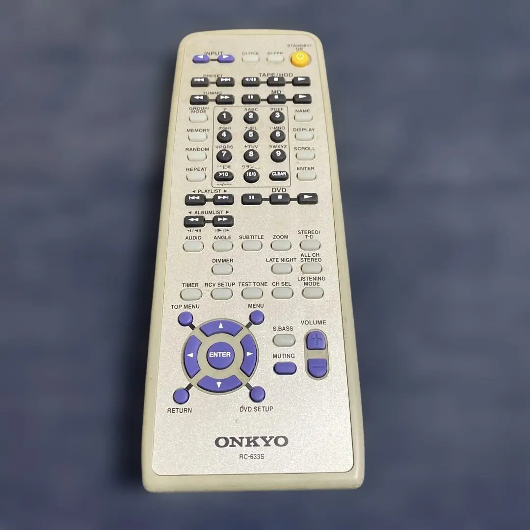 ONKYO FR-UN7/UN9用リモコン　RC-633S