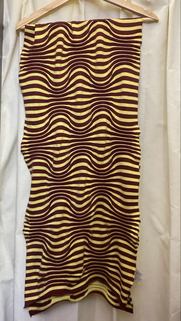 美品　センソユニコ　t.b 変形 幾何学模様　マフラー