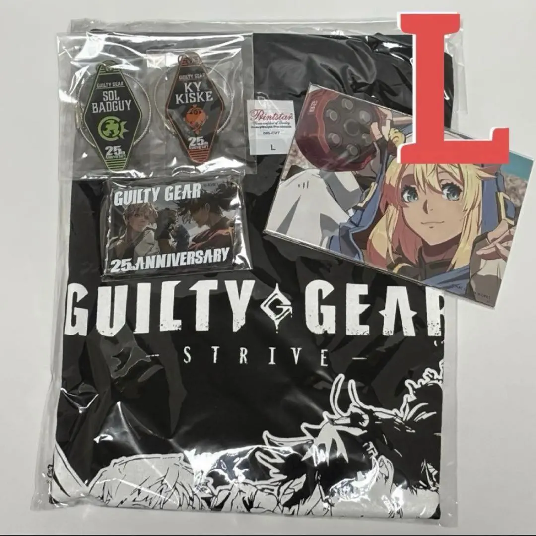 Tシャツ Ｌサイズ ギルティギア ストライブ 特典 4種セット