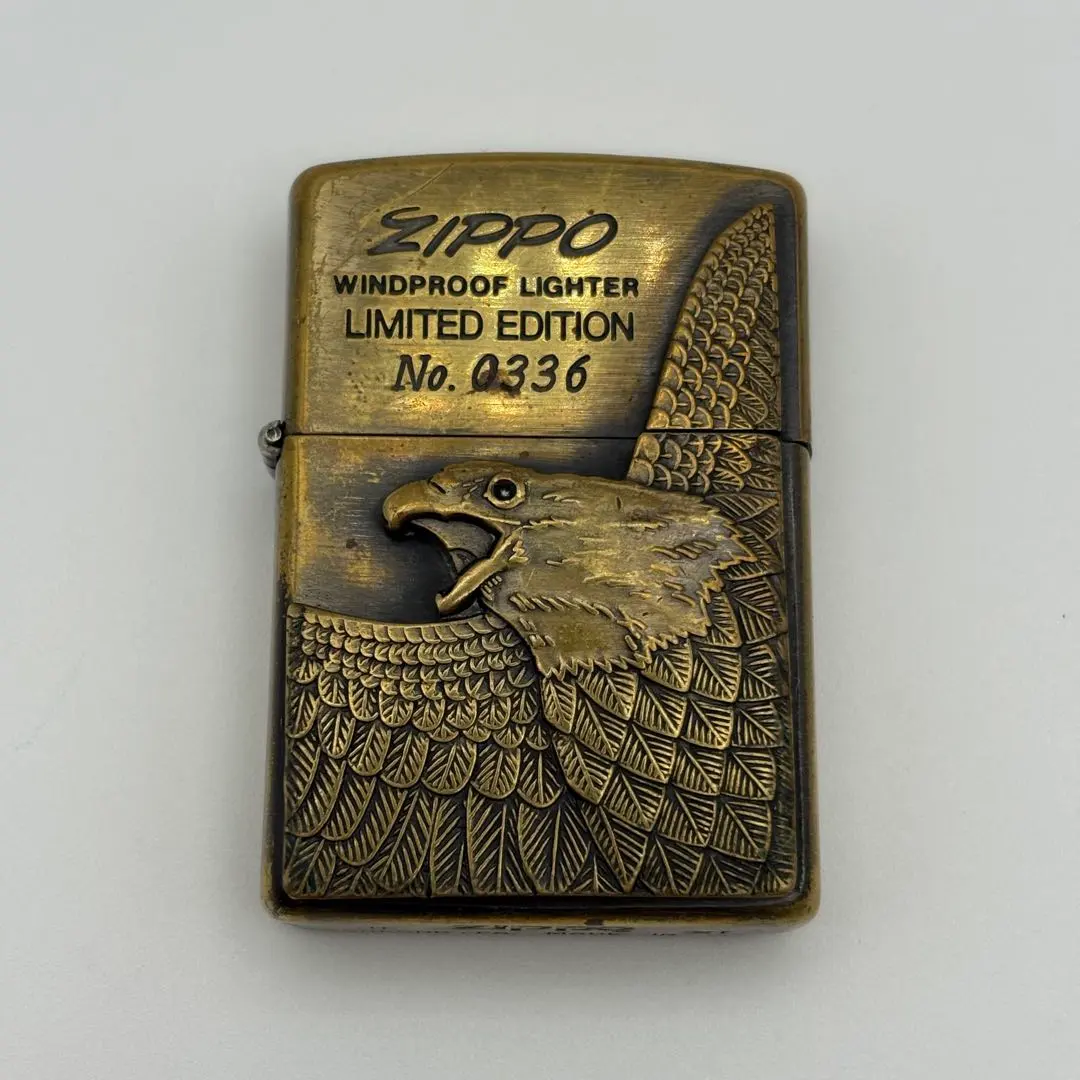 希少 ZIPPO 1995年製 イーグル 鷲 限定品 シリアルナンバー入り