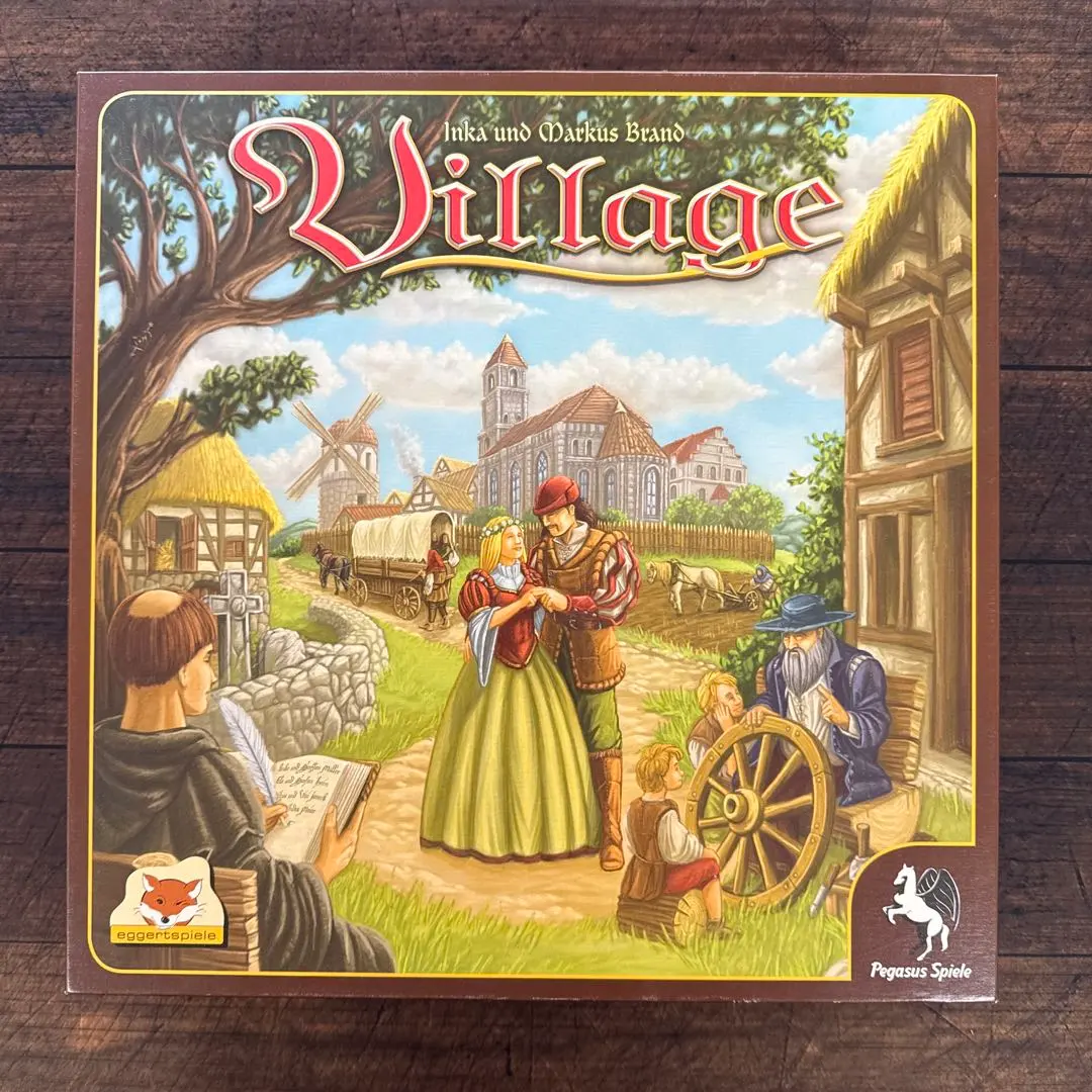 Village ヴィレッジ 英語版 日本語ルール付　2〜4人用 ペガサス社