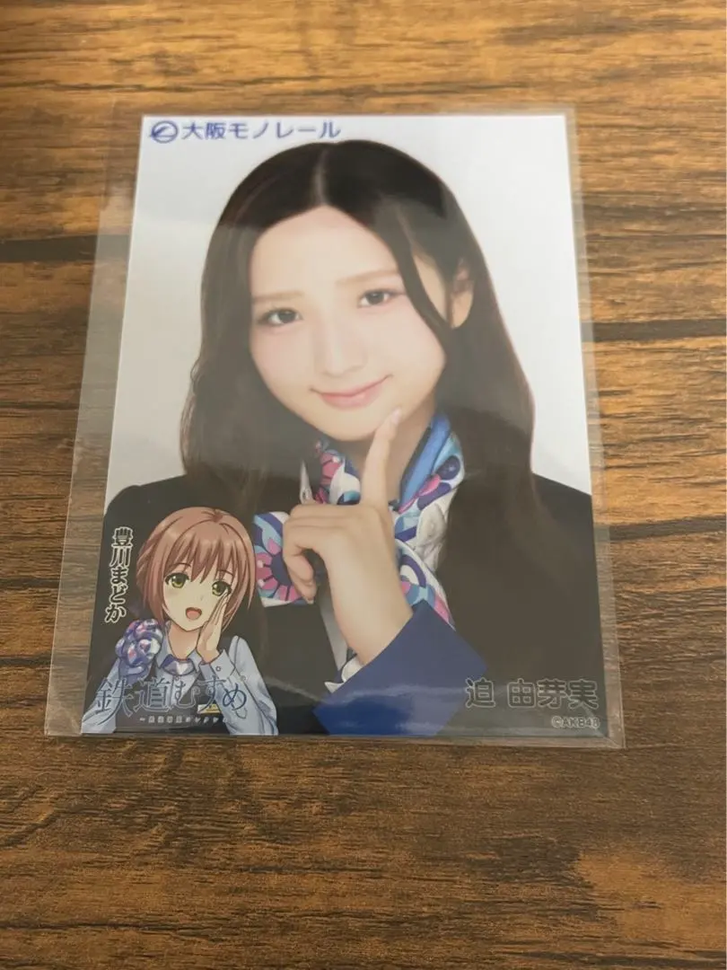 迫由芽実 AKB48 大衣装展 大阪モノレール 生写真