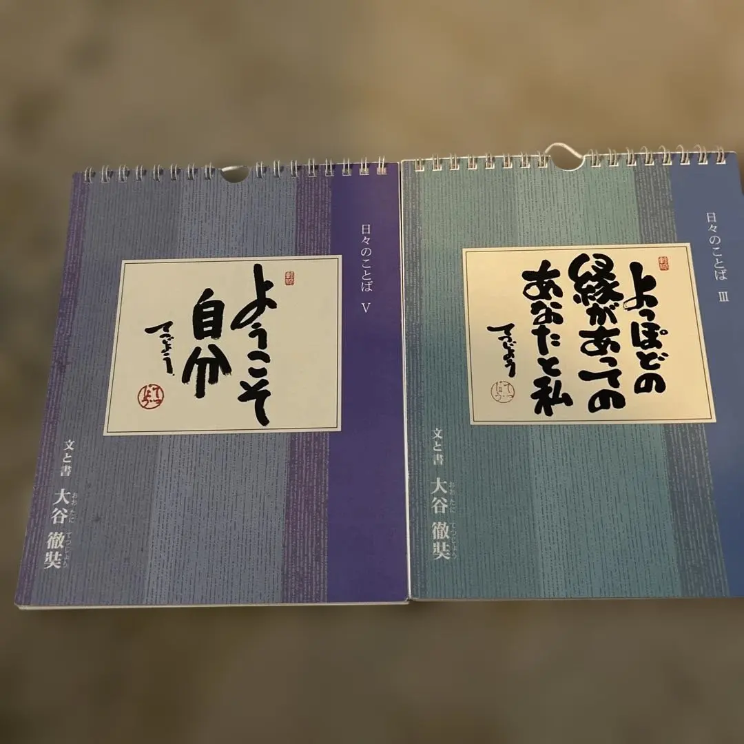 大谷徹奘　日々のことば　2冊