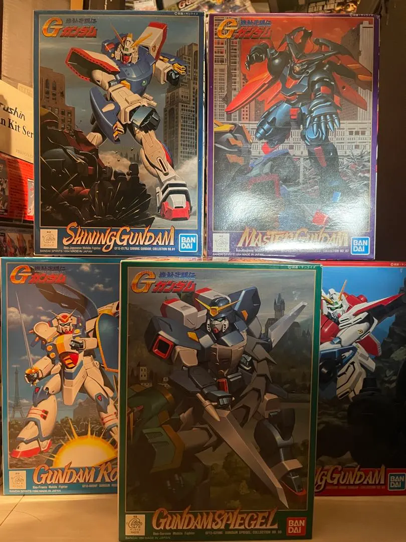 機動武闘伝Gガンダム 旧キット 5点セット 未組立品 ガンプラ