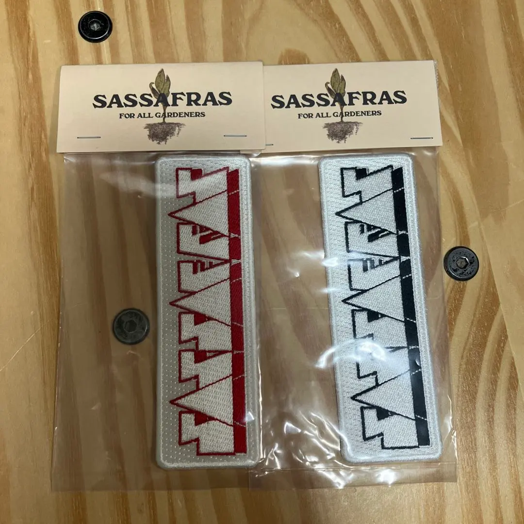 SASSAFRAS ワッペン 2枚セット