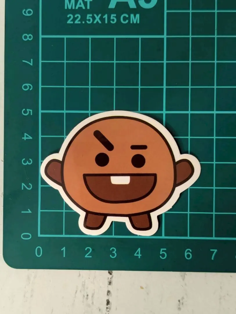 防水ステッカー【R】BT21 シュキ SHOOKY BTS SUGA
