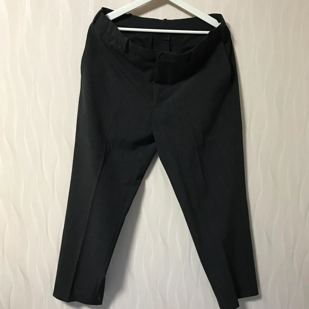 【美品 】ユニクロ スマートアンクルパンツ チェック UNIQLO 無印MUJI