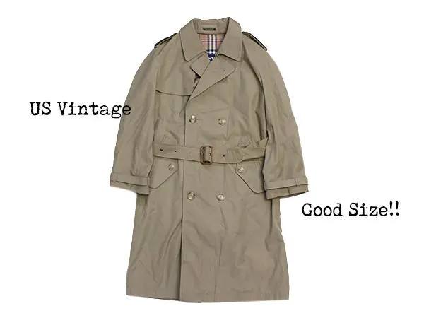 ★サイズ感◎★【アメリカ古着◆GANT】ポーランド製 トレンチコート