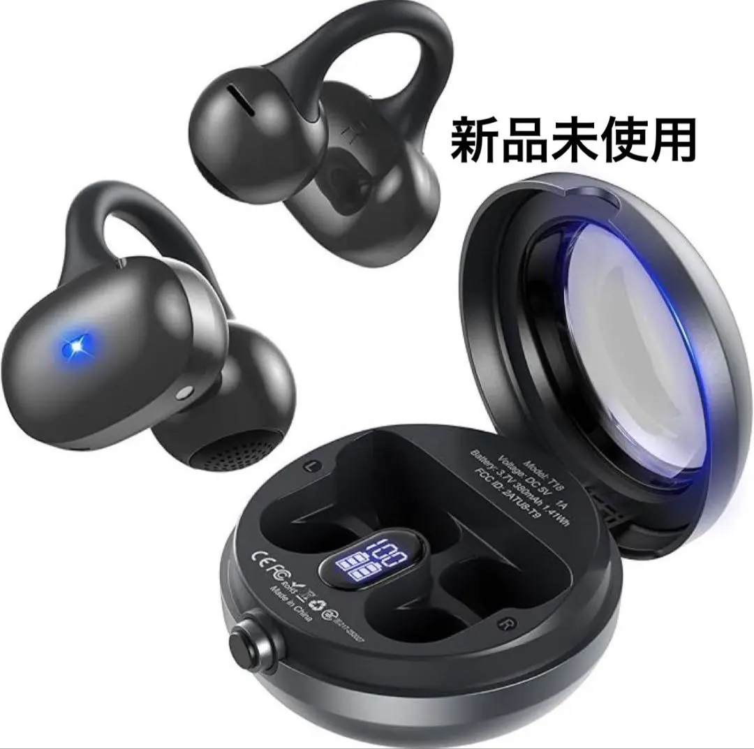 【新品】　FWFX ワイヤレスイヤホン Bluetooth 5.4 イヤーカフ