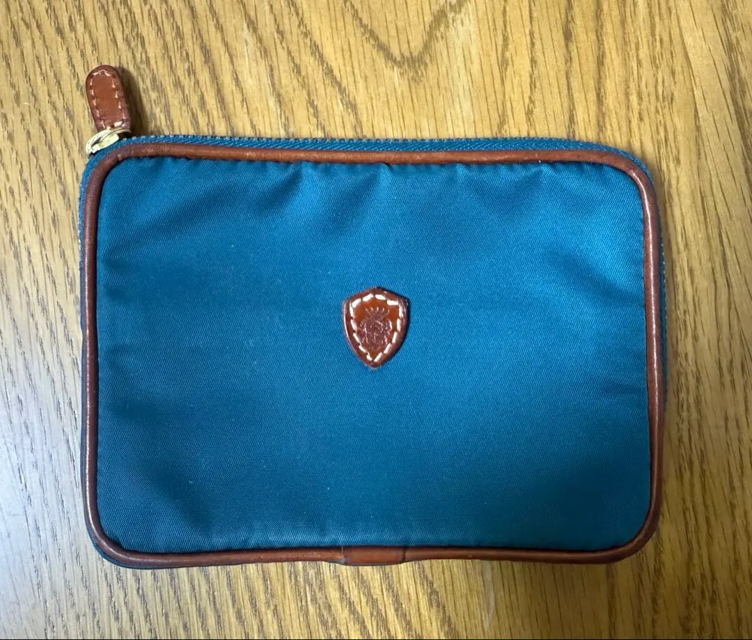 フェリージ Felisi パスケース カードケース ポーチ ナイロン×レザー