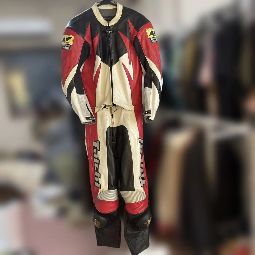 RS TAICHI レザーバイクツナギ　Lサイズ　セパレート