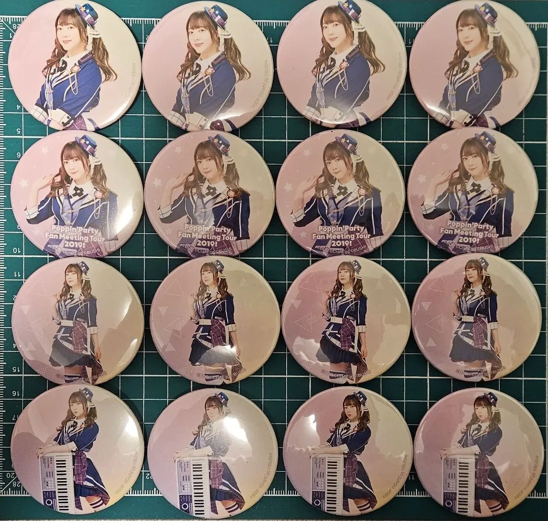 バンドリ 伊藤彩沙(市ヶ谷有咲) 缶バッジ 16個セット