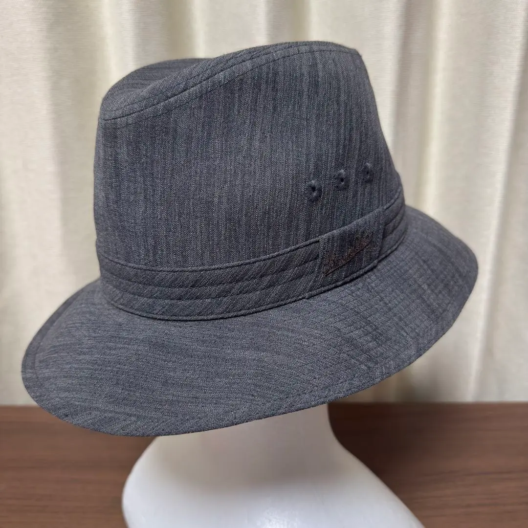 Borsalino ボルサリーノ　軽量 中折れハット　帽子　HAT　グレー