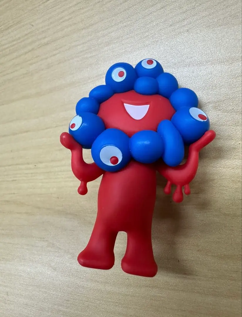 ミャクミャクガチャ海洋堂フィギュア立ちリバースカラー