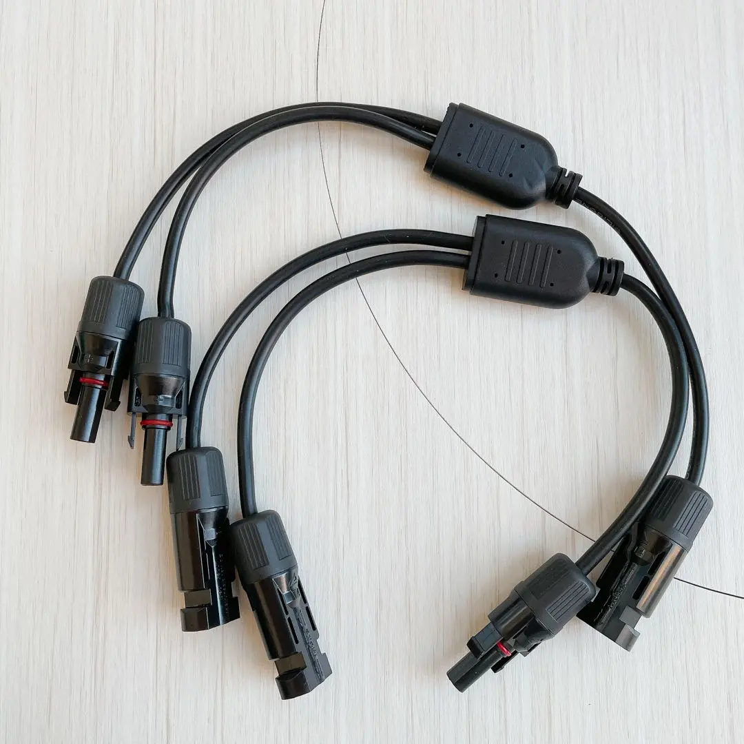 ▪︎ MC4コネクタ一Y型並列用 ケーブル 2分配 ソーラーパネル 太陽光