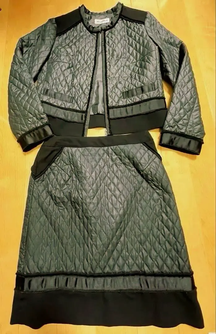 キルティングセットアップ　36 黒