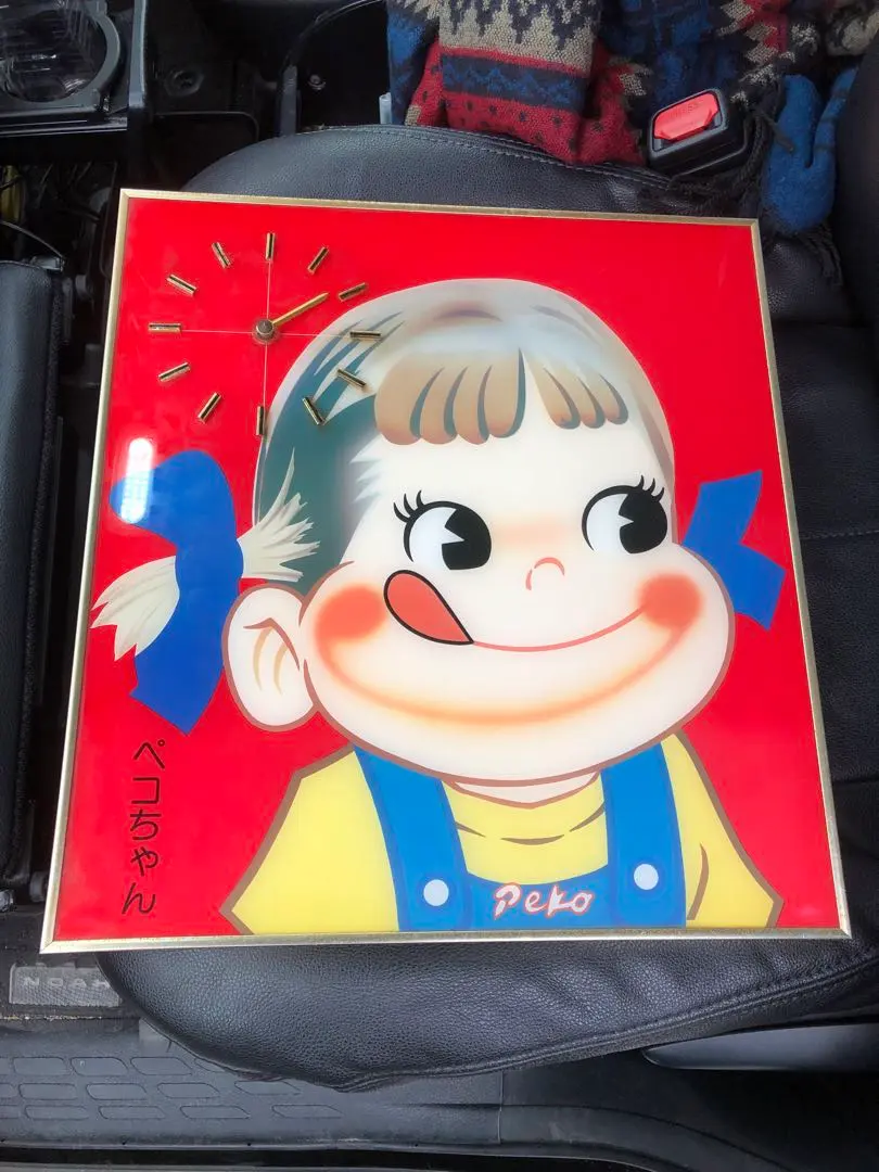 ペコちゃん 壁掛け時計　アンティーク