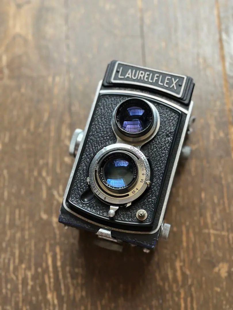 LAURELFLEX 二眼レフカメラ レザーケース付き
