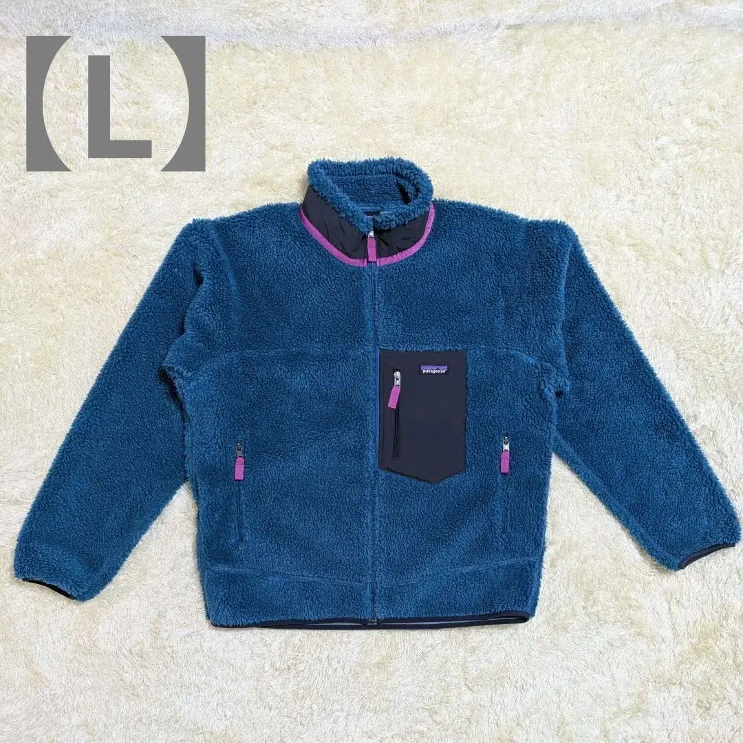 美品 22年製 パタゴニア レトロX L ブルー 23056 フリース