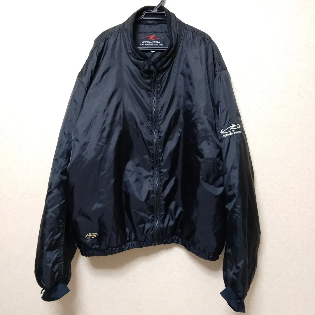ラフアンドロード　インナージャケット 刺繍ロゴ BLACK