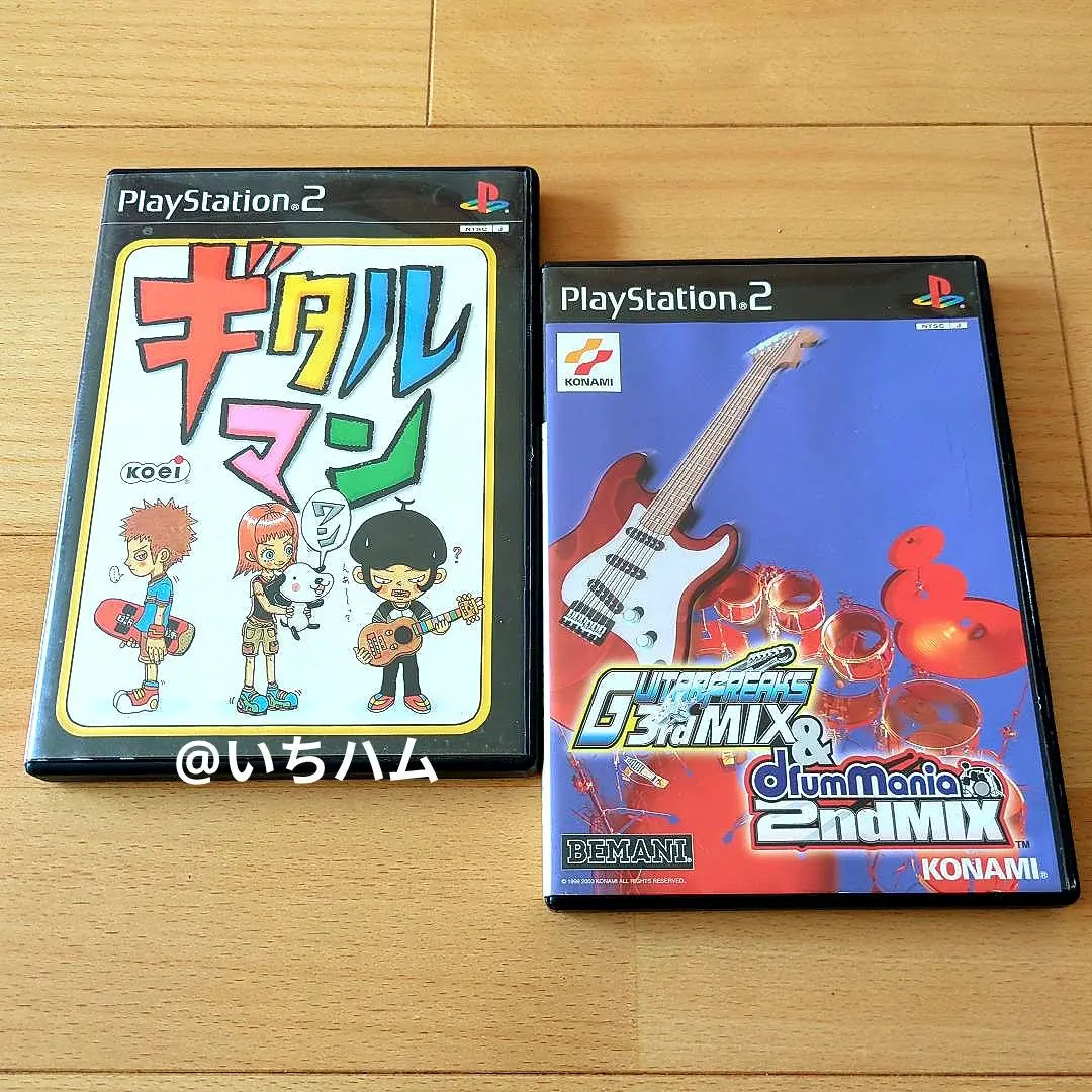 ギタルマンワン、ギタフリ3rd&ドラムマニア2ndMIXのセット　PS2
