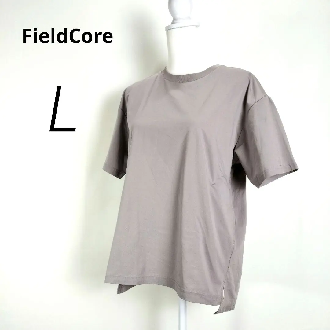 c6106【ワークマン女子】速乾 COOL 半袖 Tシャツ L グレー ゆったり